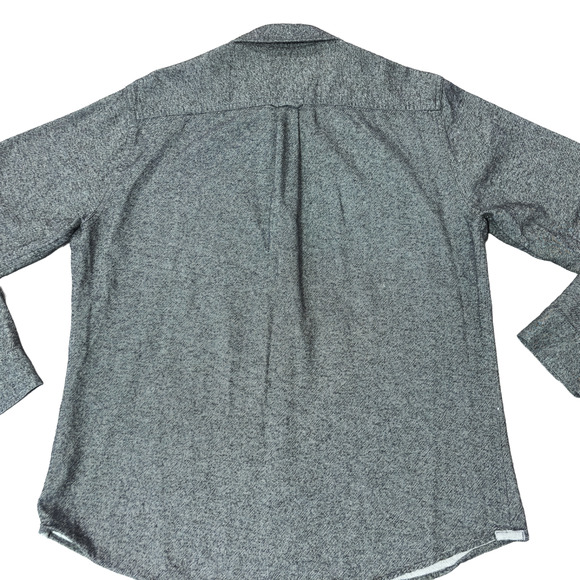 Carbon 2 Cobalt Black Denim Long Sleeve Button Up Shirt Jacket Men's Size Medium - Picture 11 of 15